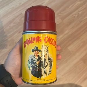 Antique Hopalong Cassidy thermos cup
